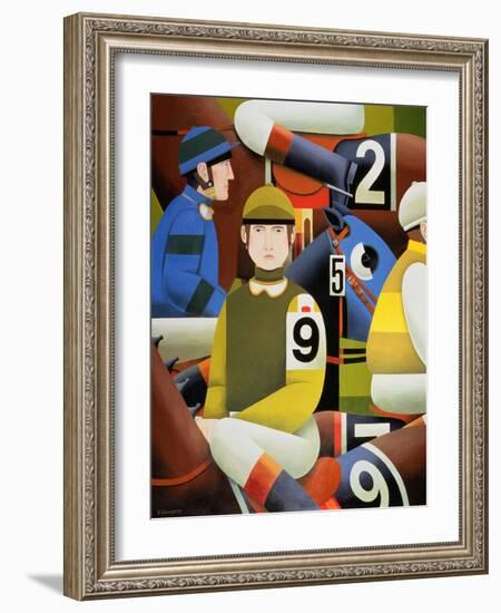 Jockeys, 1984-Reg Cartwright-Framed Giclee Print