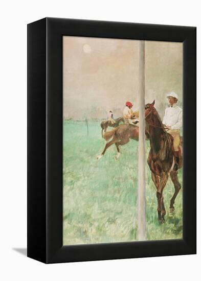 Jockeys before the Race, C.1878-79-Edgar Degas-Framed Premier Image Canvas