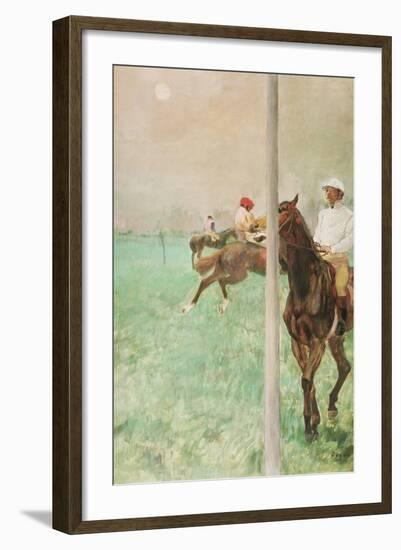 Jockeys before the Race, C.1878-79-Edgar Degas-Framed Giclee Print