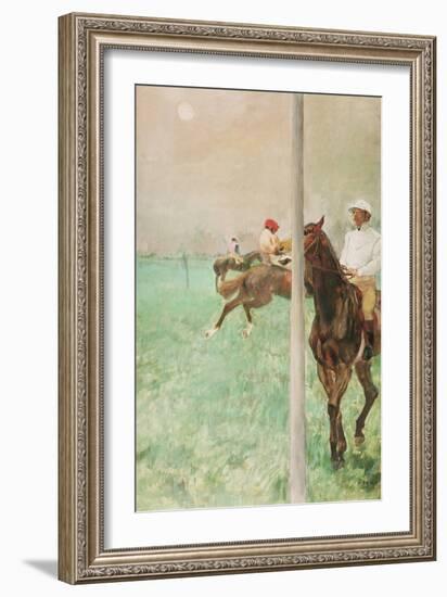 Jockeys before the Race, C.1878-79-Edgar Degas-Framed Giclee Print