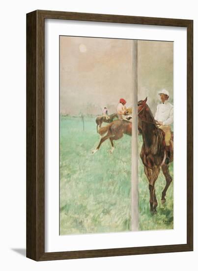 Jockeys before the Race, C.1878-79-Edgar Degas-Framed Giclee Print