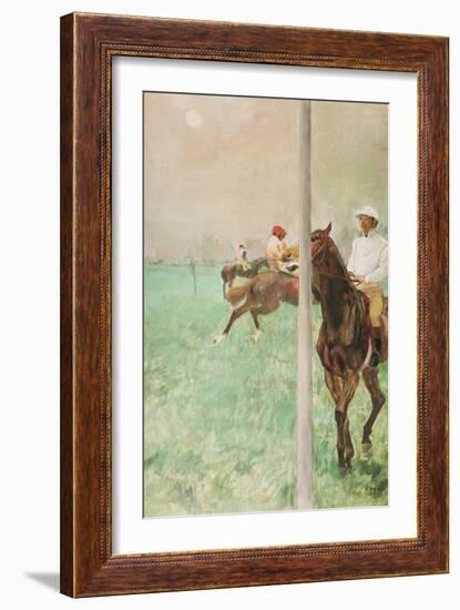 Jockeys before the Race, C.1878-79-Edgar Degas-Framed Giclee Print