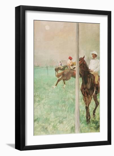 Jockeys before the Race, C.1878-79-Edgar Degas-Framed Giclee Print