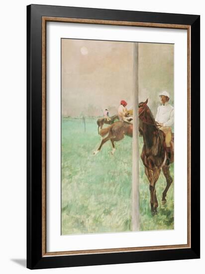 Jockeys before the Race, C.1878-79-Edgar Degas-Framed Giclee Print