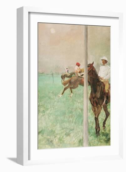 Jockeys before the Race, C.1878-79-Edgar Degas-Framed Giclee Print