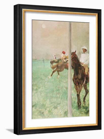 Jockeys before the Race, C.1878-79-Edgar Degas-Framed Giclee Print