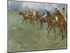 Jockeys in the Rain, C.1886-Edgar Degas-Mounted Giclee Print