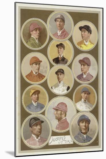 Jockeys of the Day-null-Mounted Giclee Print