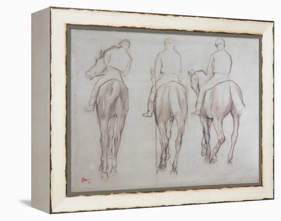 Jockeys-Edgar Degas-Framed Premier Image Canvas