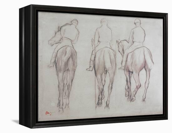 Jockeys-Edgar Degas-Framed Premier Image Canvas