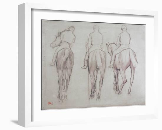 Jockeys-Edgar Degas-Framed Giclee Print