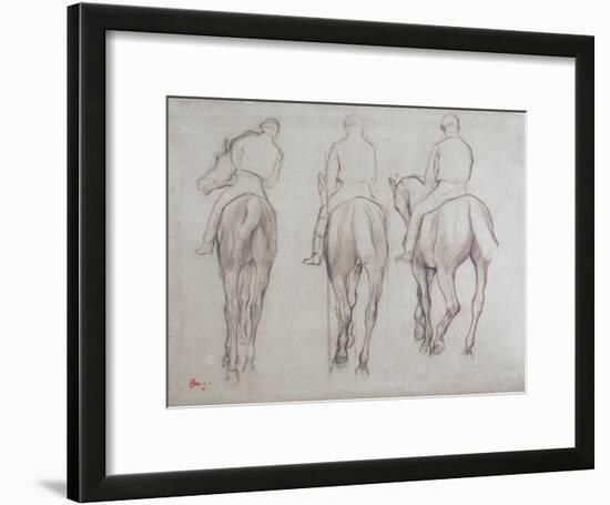 Jockeys-Edgar Degas-Framed Giclee Print