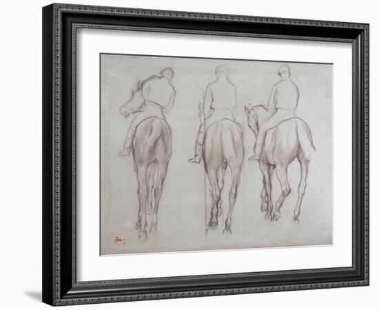 Jockeys-Edgar Degas-Framed Giclee Print