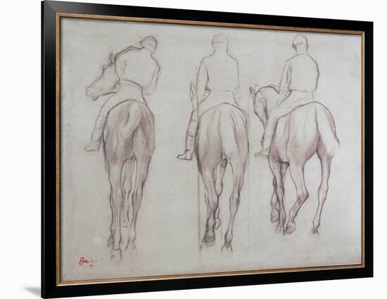 Jockeys-Edgar Degas-Framed Giclee Print