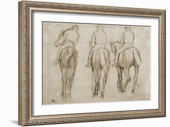 Jockeys-Edgar Degas-Framed Giclee Print