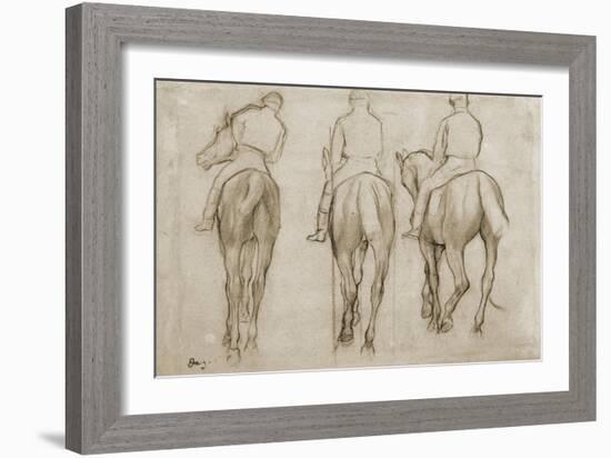 Jockeys-Edgar Degas-Framed Giclee Print