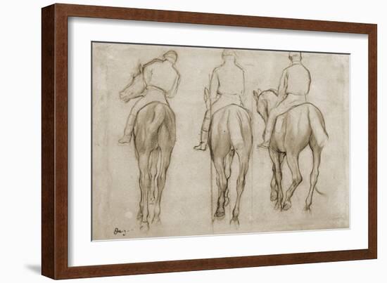 Jockeys-Edgar Degas-Framed Giclee Print