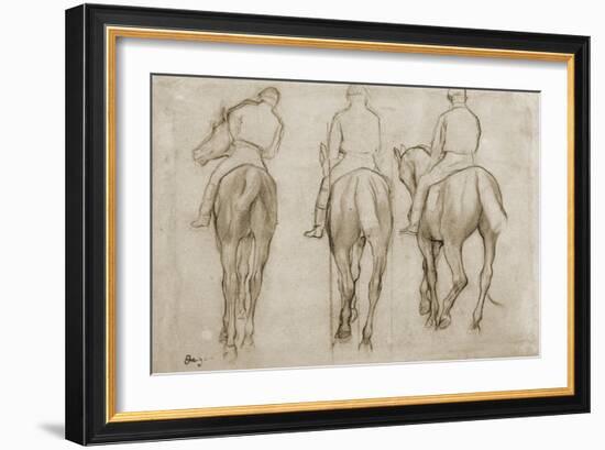 Jockeys-Edgar Degas-Framed Giclee Print