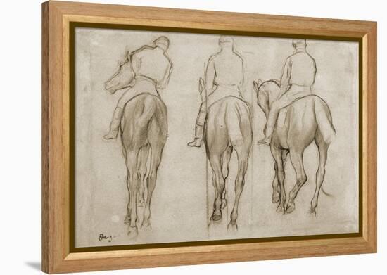 Jockeys-Edgar Degas-Framed Premier Image Canvas