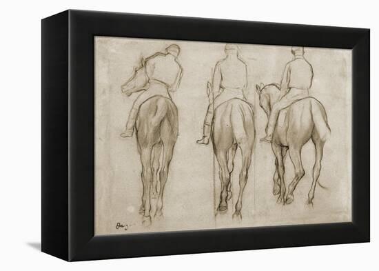 Jockeys-Edgar Degas-Framed Premier Image Canvas