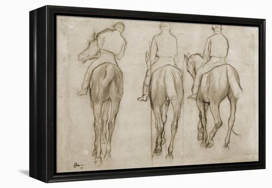 Jockeys-Edgar Degas-Framed Premier Image Canvas