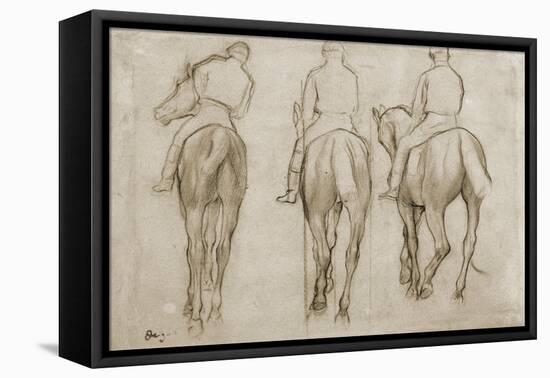 Jockeys-Edgar Degas-Framed Premier Image Canvas