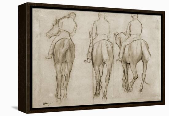 Jockeys-Edgar Degas-Framed Premier Image Canvas