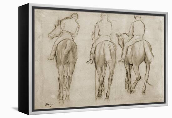 Jockeys-Edgar Degas-Framed Premier Image Canvas