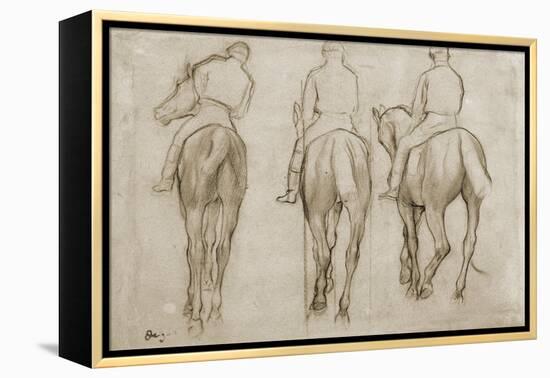 Jockeys-Edgar Degas-Framed Premier Image Canvas