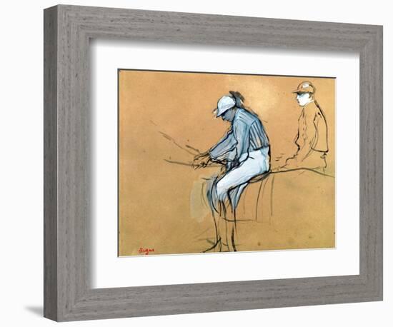 Jockeys-Edgar Degas-Framed Giclee Print