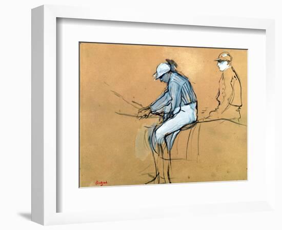 Jockeys-Edgar Degas-Framed Giclee Print