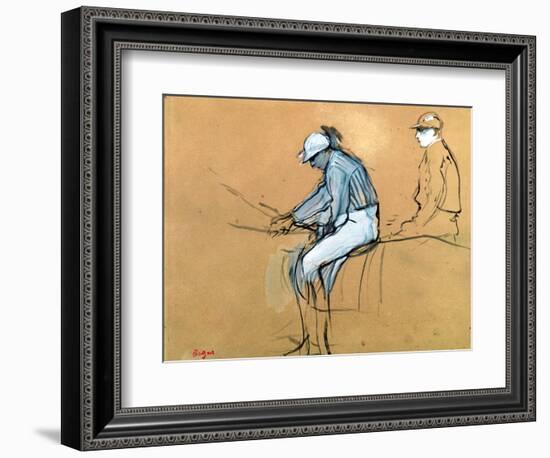 Jockeys-Edgar Degas-Framed Giclee Print