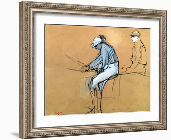 Jockeys-Edgar Degas-Framed Giclee Print