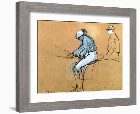 Jockeys-Edgar Degas-Framed Giclee Print