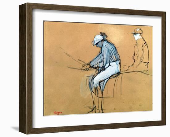 Jockeys-Edgar Degas-Framed Giclee Print