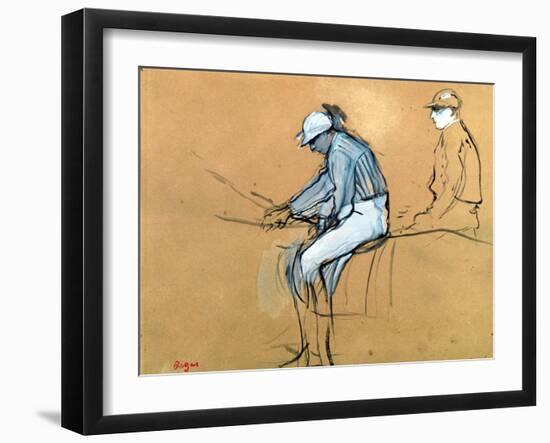 Jockeys-Edgar Degas-Framed Giclee Print