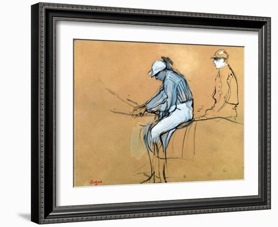 Jockeys-Edgar Degas-Framed Giclee Print