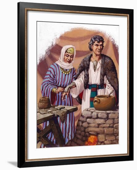 Jocob Being Disguised by His Mother-Pat Nicolle-Framed Giclee Print