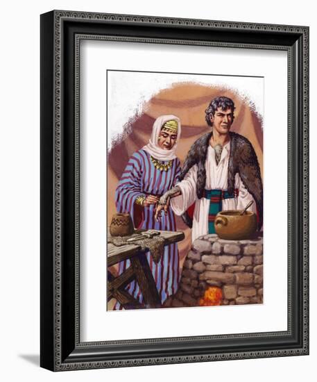 Jocob Being Disguised by His Mother-Pat Nicolle-Framed Giclee Print