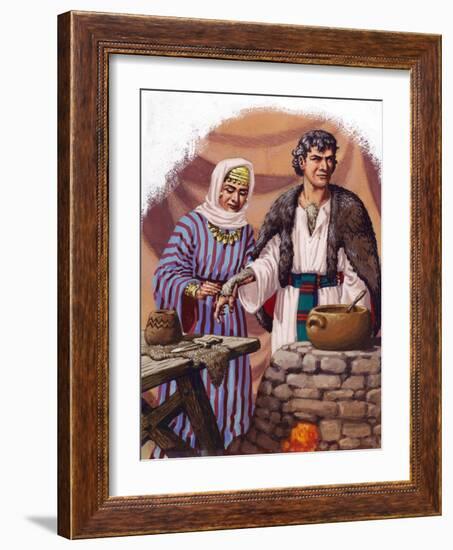 Jocob Being Disguised by His Mother-Pat Nicolle-Framed Giclee Print