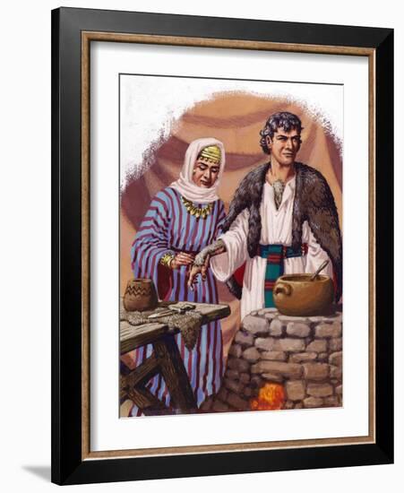 Jocob Being Disguised by His Mother-Pat Nicolle-Framed Giclee Print