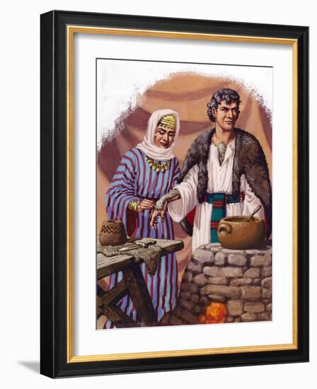 Jocob Being Disguised by His Mother-Pat Nicolle-Framed Giclee Print