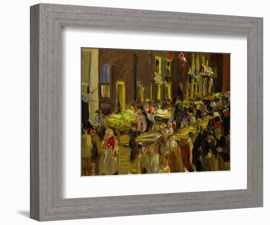 Jodenbreestraat (Jew's Street) in Amsterdam, 1905-Max Liebermann-Framed Giclee Print