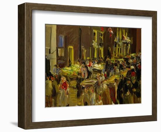 Jodenbreestraat (Jew's Street) in Amsterdam, 1905-Max Liebermann-Framed Giclee Print
