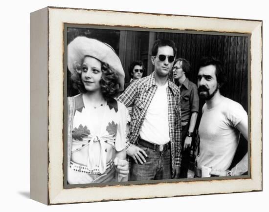 Jodie Foster; Martin Scorsese; Robert De Niro. "Taxi Driver" [1976], Directed by Martin Scorsese.-null-Framed Premier Image Canvas