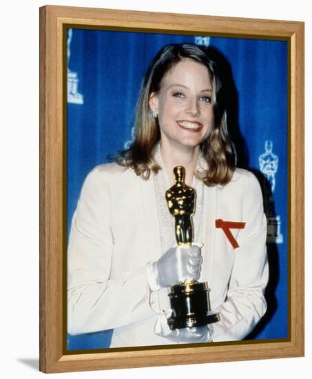 Jodie Foster-null-Framed Stretched Canvas