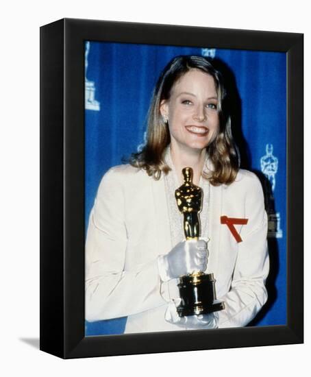 Jodie Foster-null-Framed Stretched Canvas