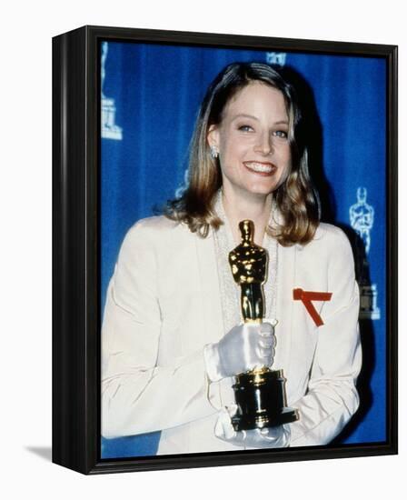 Jodie Foster-null-Framed Stretched Canvas