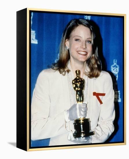 Jodie Foster-null-Framed Stretched Canvas