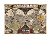 Ancient Map of Japan 1606-Jodocus Hondius-Framed Giclee Print
